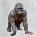 large Life Size Bronze Gorilla Statue for sale